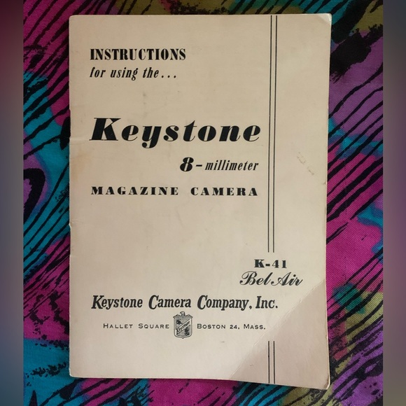 Vintage Keystone Camera with instructions & Polaroid Exposure meter - Picture 8 of 14